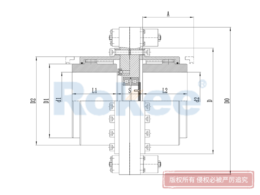 扭力保护型齿式联轴器,扭力保护型鼓形齿式联轴器