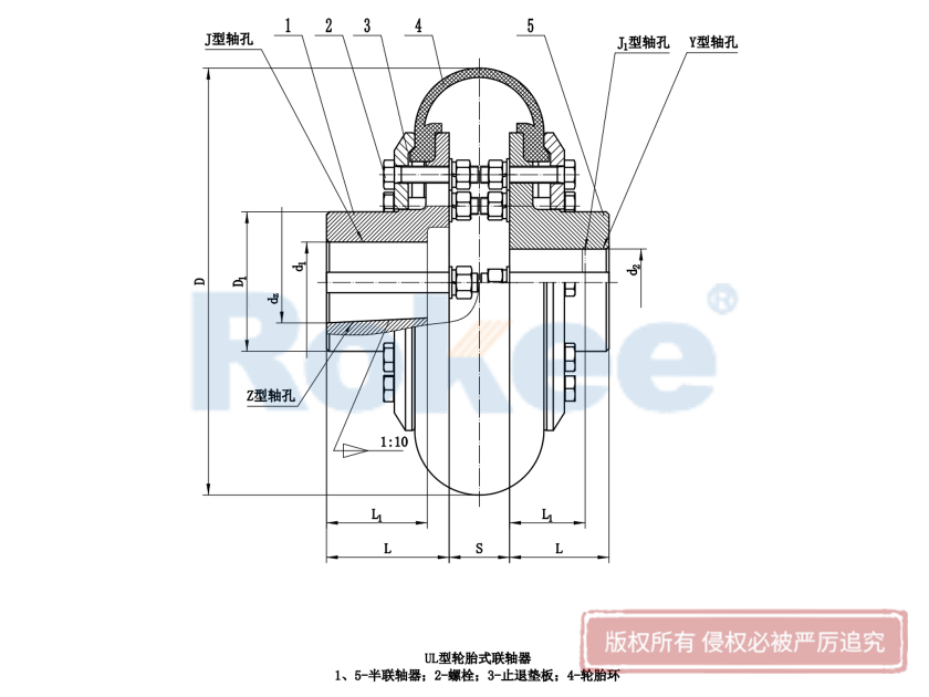 LLA联轴器,LLA轮胎联轴器,LLA轮胎式联轴器